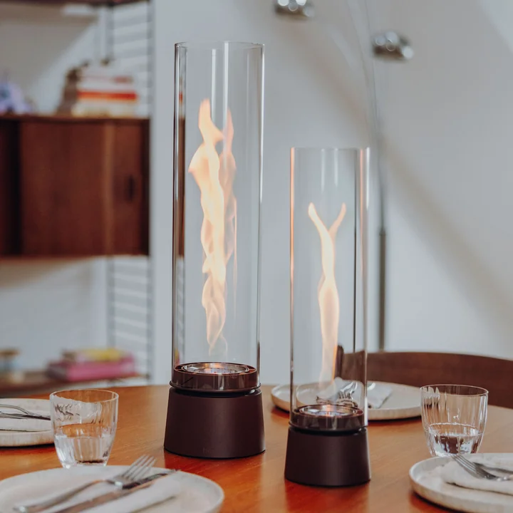 höfats - Spin air Tischfeuer 900 und 1200, rostbraun