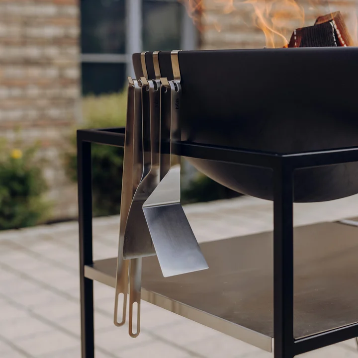 höfats - Grillbesteck-Set (3-teilig), Edelstahl