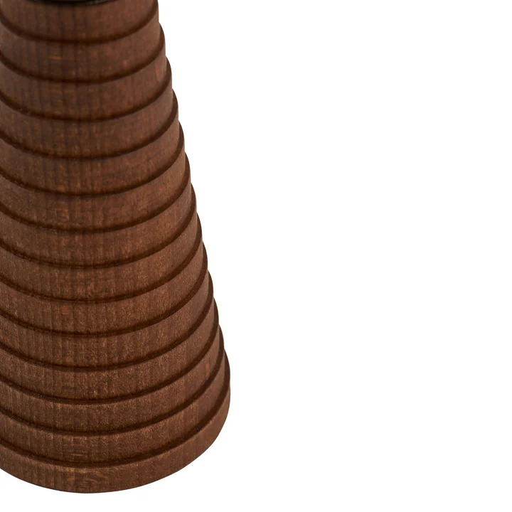 Alessi - Yucatan Salz-/Pfeffer- und Gewürzmühle, Buche braun gebeizt