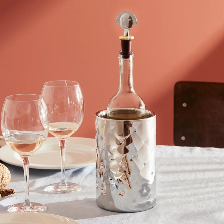 Alessi - Anna Stop 2 Flaschenverschluss, schwarz