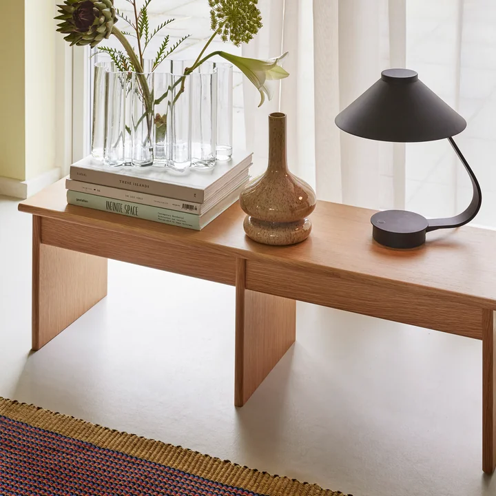 Hübsch Interior - Doppio Regal, 99 x 30 cm, Eiche natur