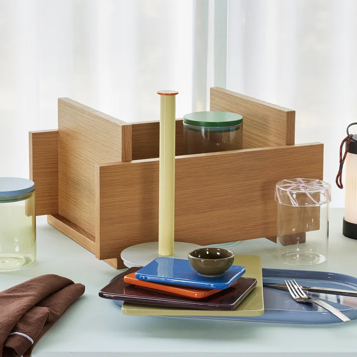 Hübsch Interior - Forma Wandregal, 34 x 44 cm, Eiche natur