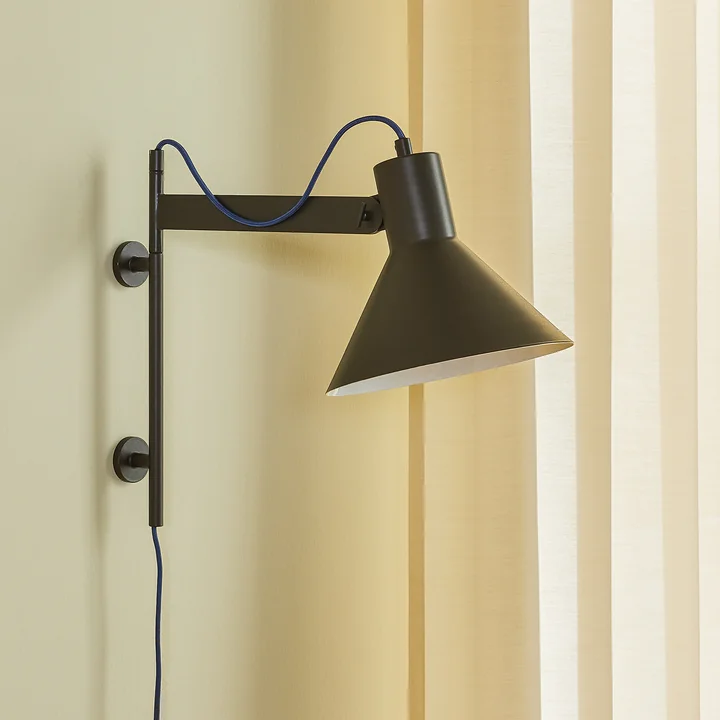 Hübsch Interior - Studio Wandleuchte, braun