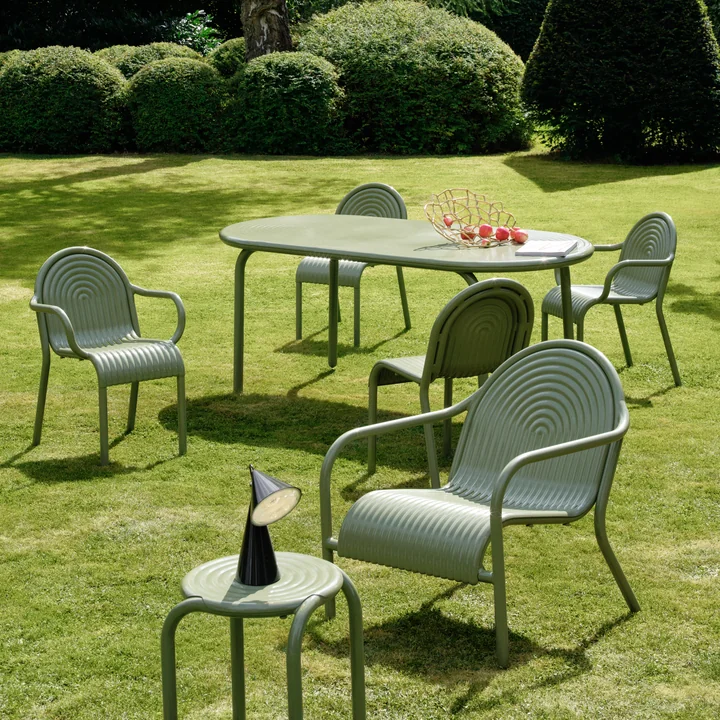 Tom Dixon - Groove Lounge Chair, moosgrün