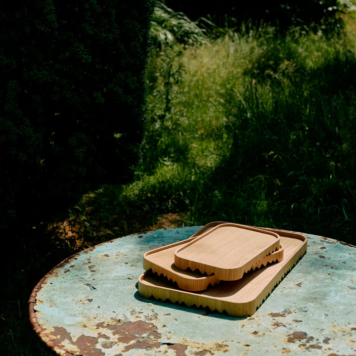 HKliving - Serviertablett, Esche natur