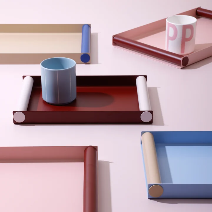 Design Letters - Ray Tablett, Medium, burgundy / pastelbeige