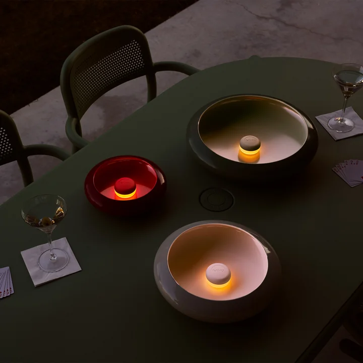 Fatboy - Oloha Trio Schale mit LED Akkuleuchte