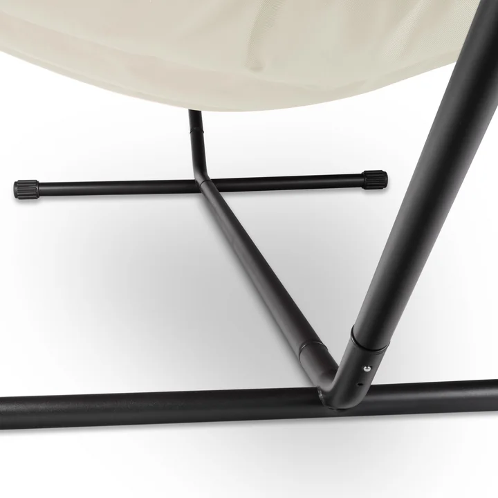 Fatboy - Headdemock Hängematte Deluxe mit Gestell, creme, Kissen und Abdeckung