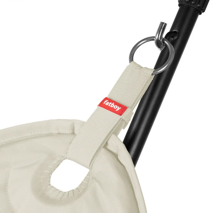 Fatboy - Headdemock Hängematte Deluxe mit Gestell, creme, Kissen und Abdeckung