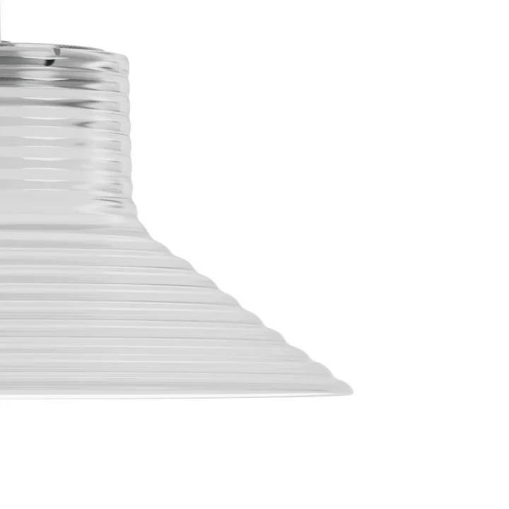 FDB Møbler - Sletterhage Pendelleuchte, Ø 28 cm, Opalglas / Aluminium silber