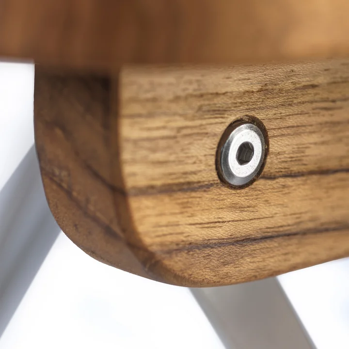 FDB Møbler - Lilleø M26 Klapptisch, 58 x 63,5 cm, Teak natur geölt