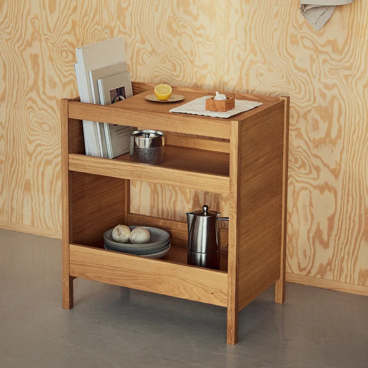 Form & Refine - Journal Beistelltisch, Eiche natur