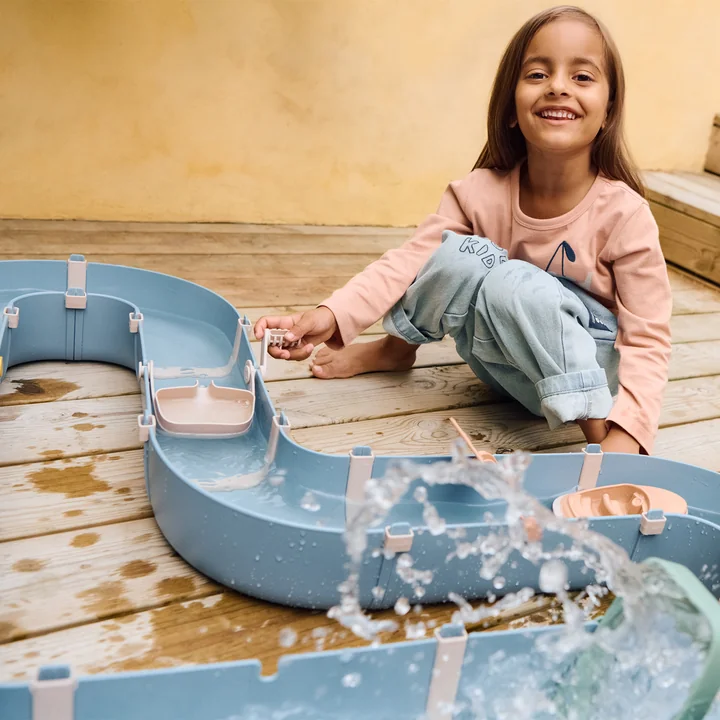 LIEWOOD - Cassian Wasserstraße, beach blue / multi mix