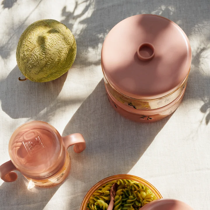 LIEWOOD - Dominique Snack Box 500 ml, Peach, sea shell (2er-Set)