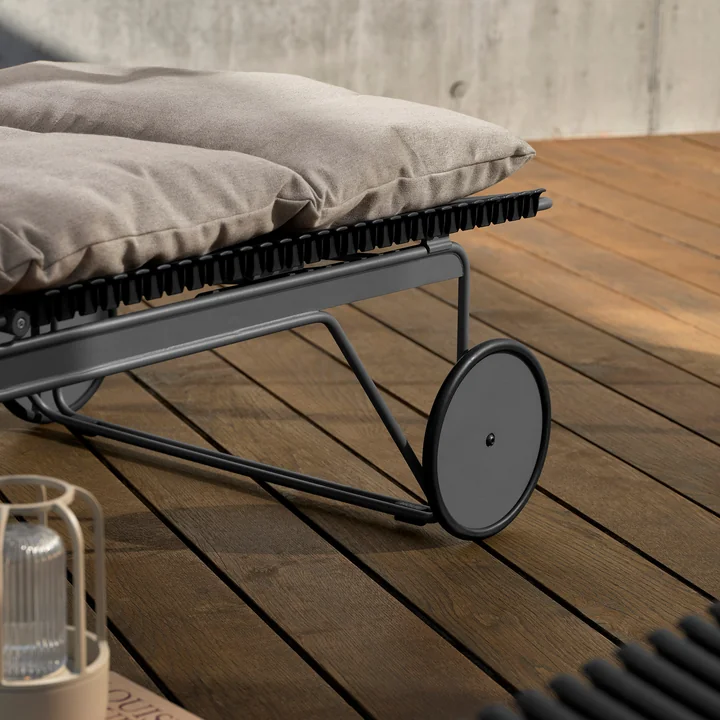 HOUE - CLICK Sitzauflage für Chaise Longue verstellbar, ash