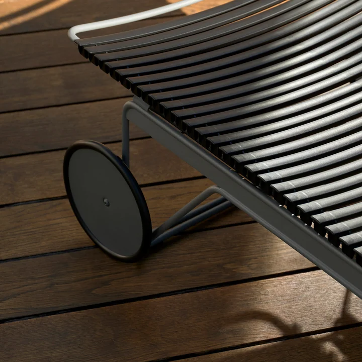 HOUE - CLICK Chaise Longue verstellbar, schwarz