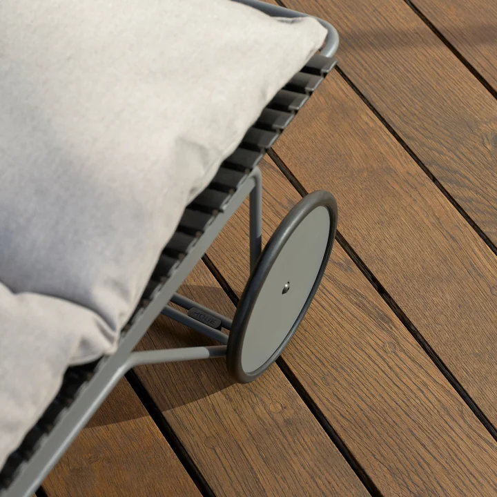 HOUE - CLICK Chaise Longue verstellbar, schwarz