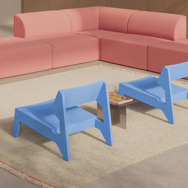 OUT Objekte unserer Tage - Schulz Lounge Chair, himmelblau