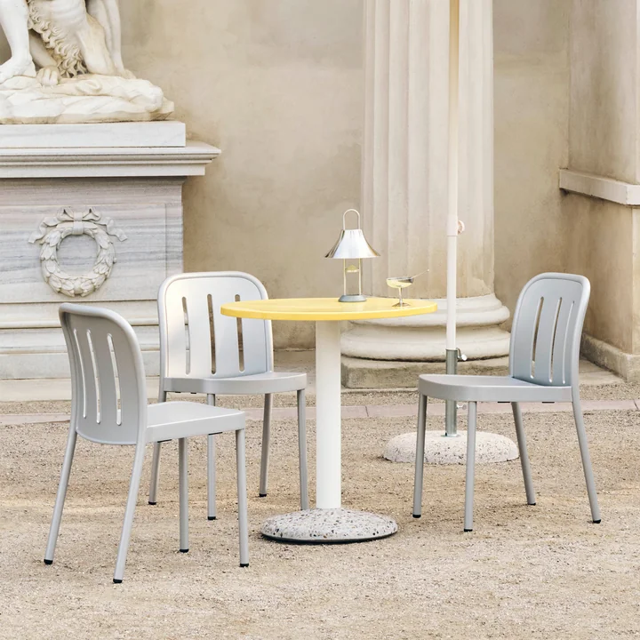 HAY - Deville Stuhl, Outdoor, silver grey