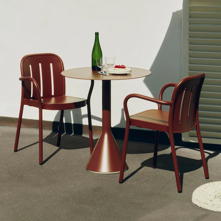 HAY - Deville Armlehnstuhl, Outdoor, iron red