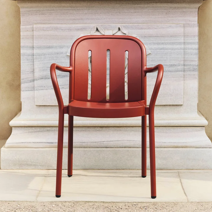 HAY - Deville Armlehnstuhl, Outdoor, iron red