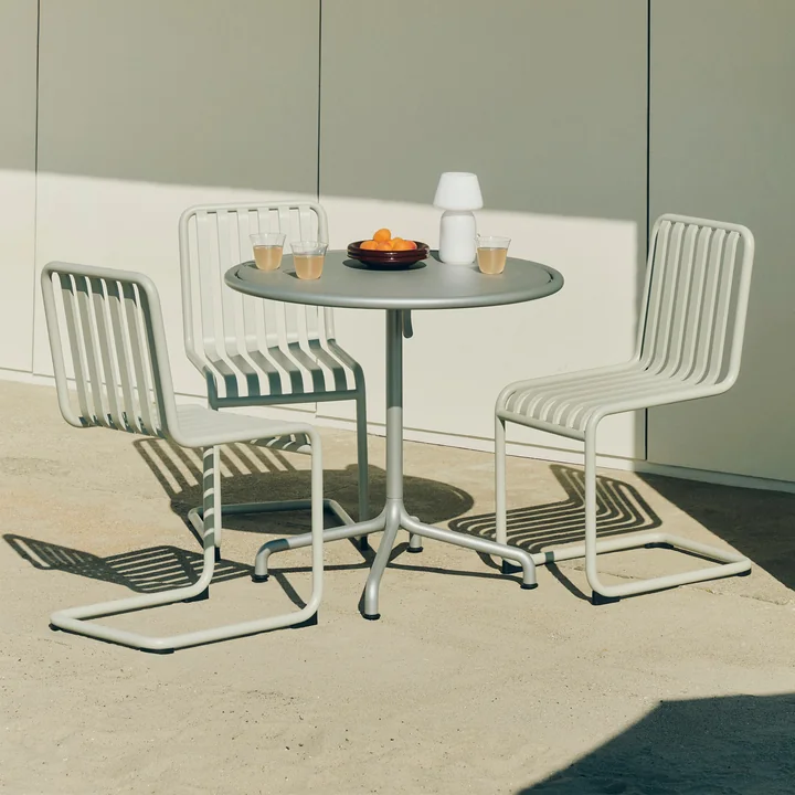 HAY - Palissade Cantilever Stuhl, sky grey