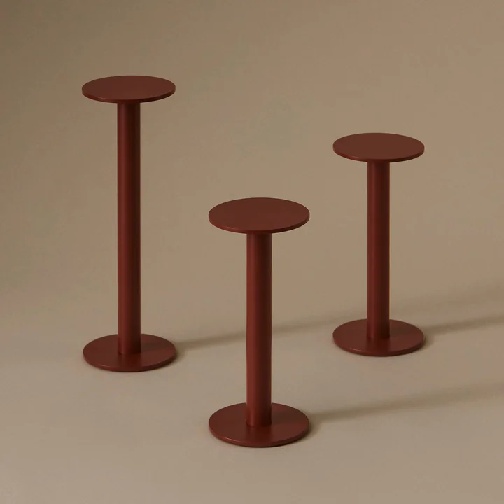 HAY - Host Portable LED Tischleuchten, iron red