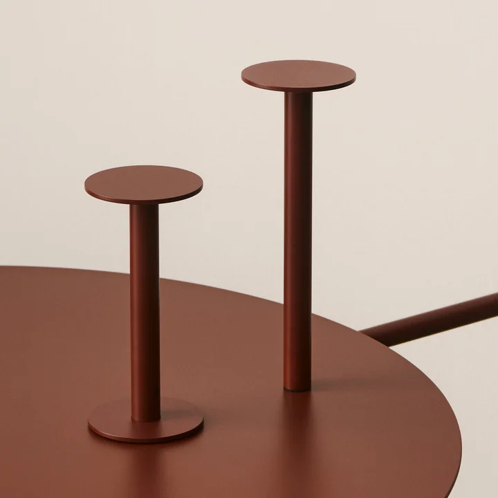 HAY - Host Portable LED Tischleuchten, iron red