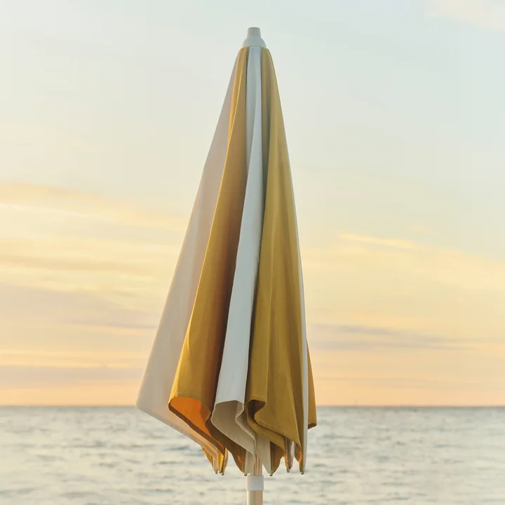 HAY - Terrazza Sonnenschirm, achteckig, Ø 200 cm, off-white / ocker