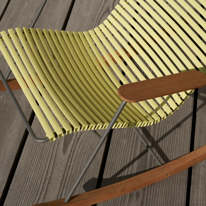 HOUE - CLICK Outdoor Rocking Schaukelstuhl, lemon zest