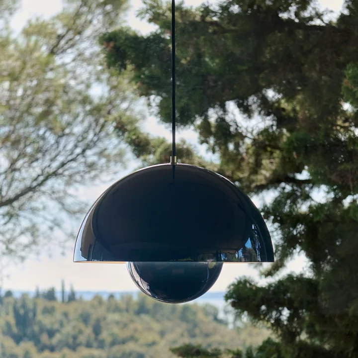 &Tradition - FlowerPot Pendelleuchte VP7, stahlblau