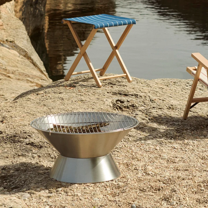 HAY - Outdoor Market Feuerstelle, edelstahl