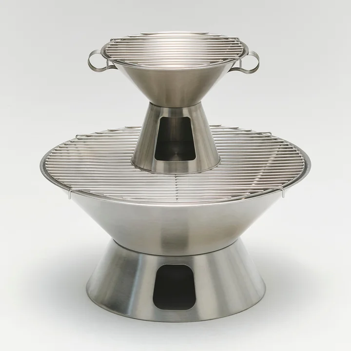 HAY - Outdoor Market Feuerstelle und Grill, edelstahl