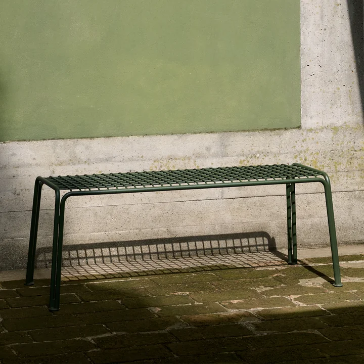 &Tradition - Thorvald SC112 Gartenbank, 125 x 46 cm, bronze green