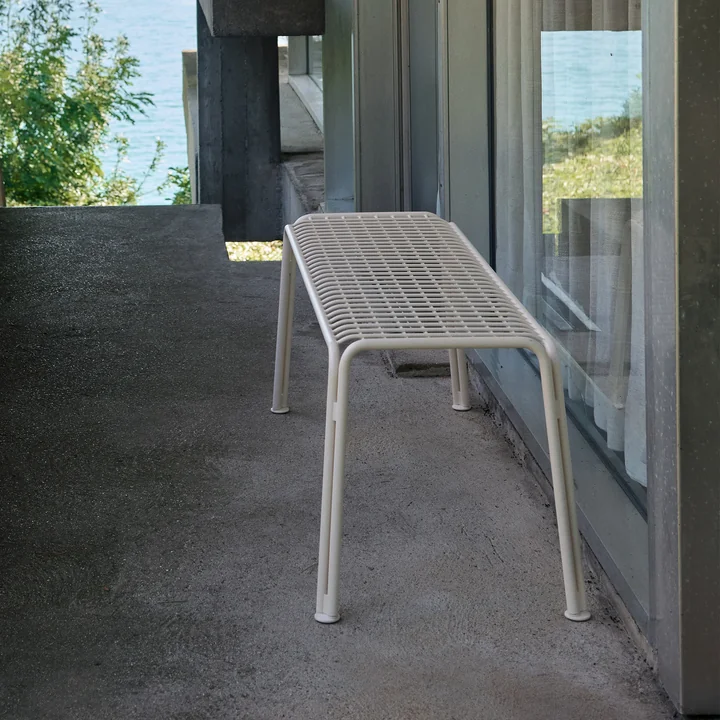 &Tradition - Thorvald SC112 Gartenbank, 125 x 46 cm, ivory