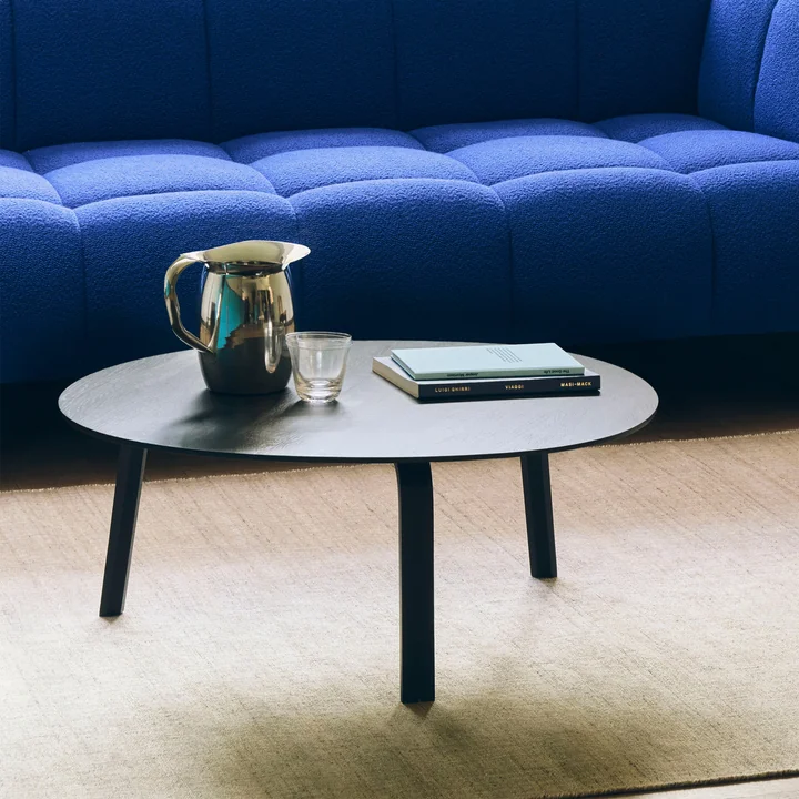 HAY - Bella Couchtisch Ø 80 cm / H 32 cm, schwarz