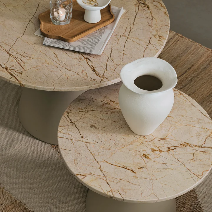 Broste Copenhagen - Miro Beistelltisch, beige