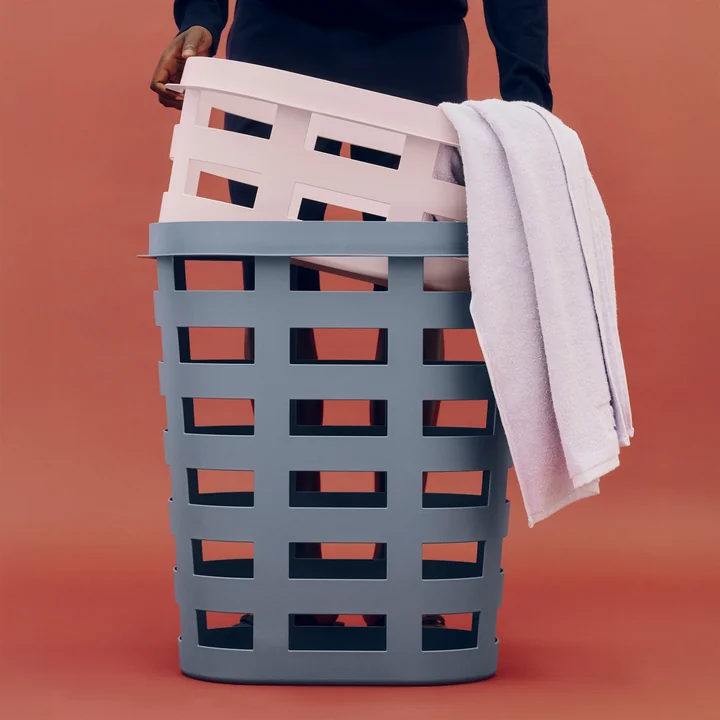 HAY - Korb, rosa, S und blau, L