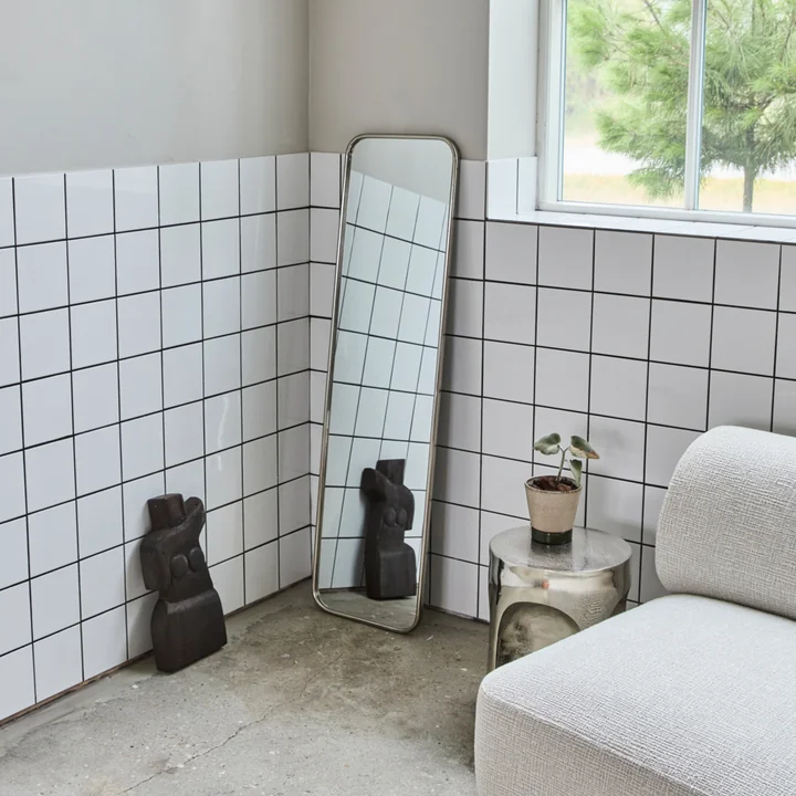 House Doctor - Mirror Wandspiegel, 35 x 130 cm, silber gebürstet