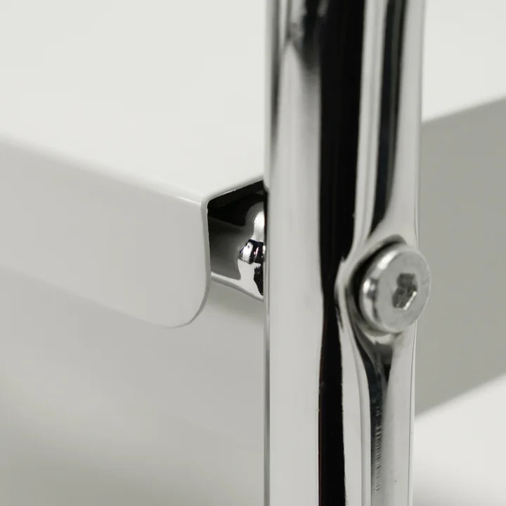 House Doctor - Servierwagen Roll, off-white / crome