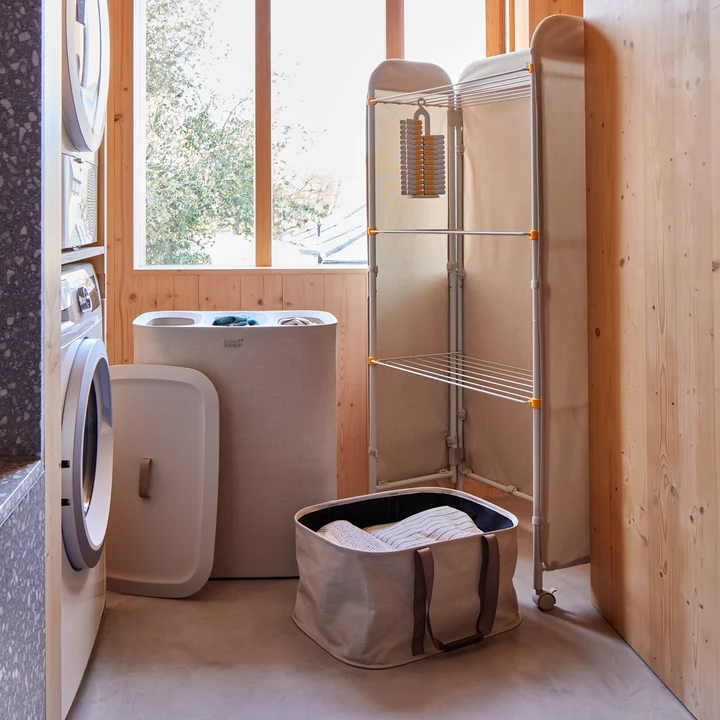 Joseph Joseph - Hold-All faltbarer Wäschekorb, ecru