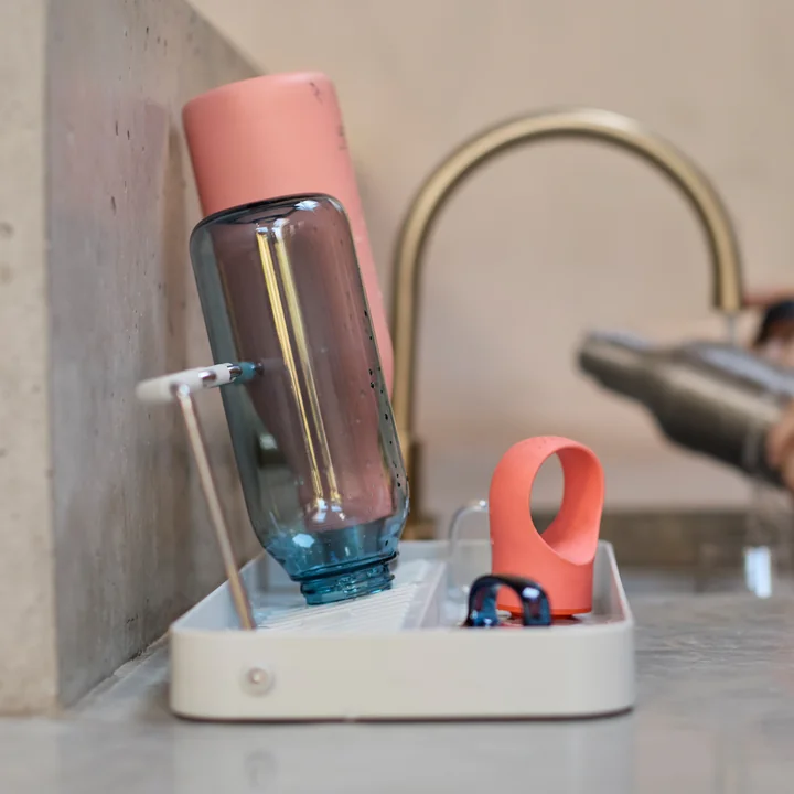 Joseph Joseph - DrySmart Abtropfgestell für Flaschen, light stone