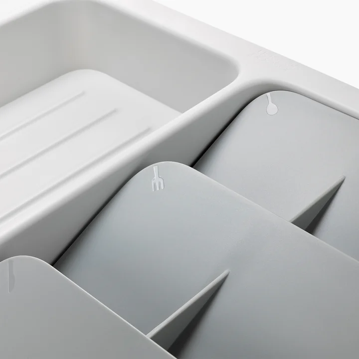 Joseph Joseph - DrawerStore ausziehbarer Besteckkasten, light stone