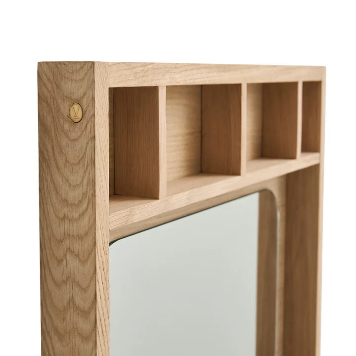 Andersen Furniture - Glance Spiegelregal, Eiche