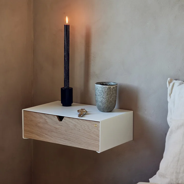 Andersen Furniture - Keep Wandregal, Eiche, weiß