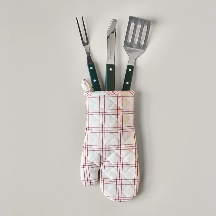 Nicolas Vahé - BBQ Werkzeug, Edelstahl, grün (3er-Set)