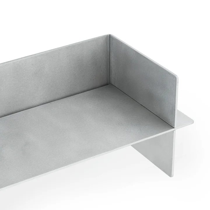 Normann Copenhagen - Alu Wandregal, Aluminium gebürstet