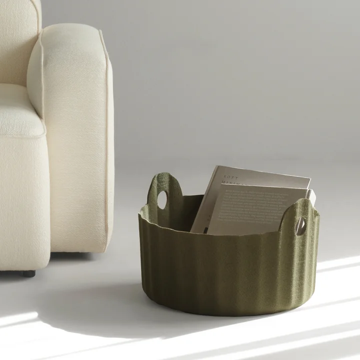 Normann Copenhagen - Colu Korb, olive
