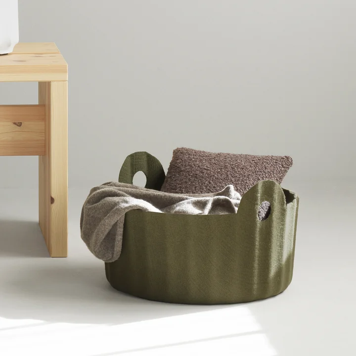 Normann Copenhagen - Colu Korb, olive