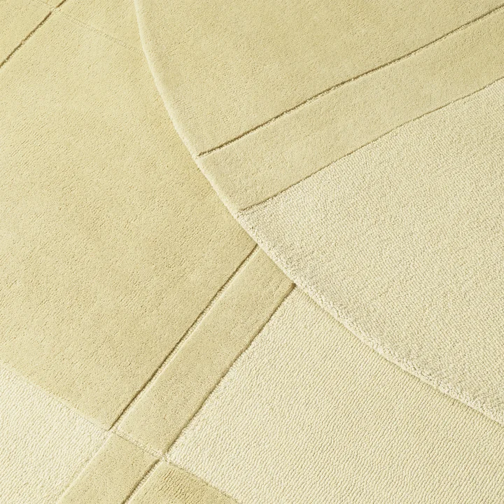 Normann Copenhagen - Level Teppiche, hellgelb